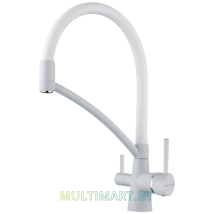 Смеситель Paulmark Siegen Si213111-431TW (белый матовый)